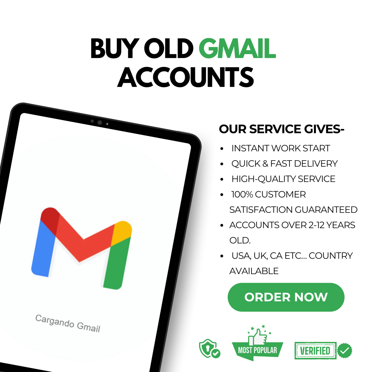 Buy Old Gmail Accounts - Aged & Verified Gmail for Sale | SellSPVAIT