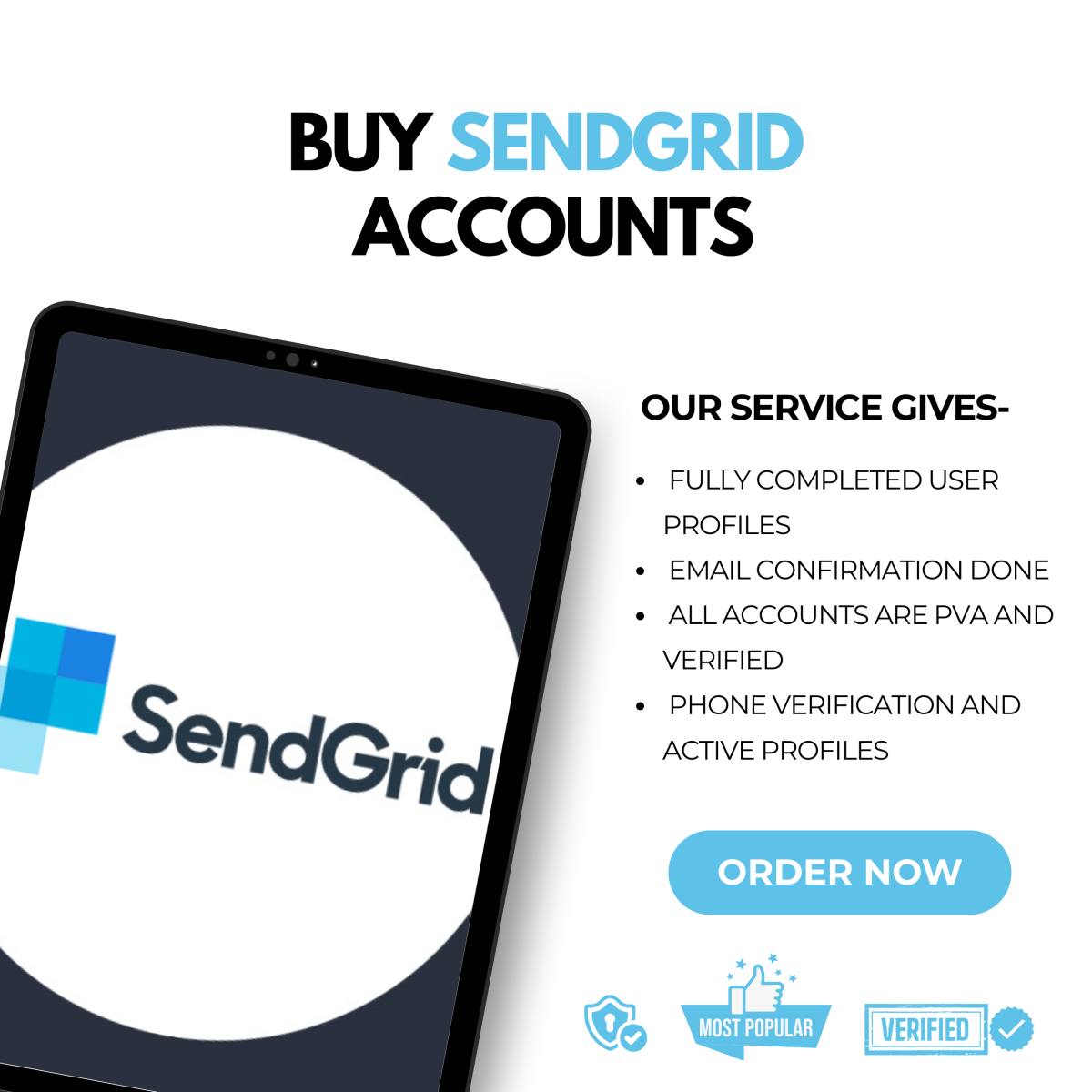 Buy SendGrid Account - Get Verified SendGrid Accounts Instantly