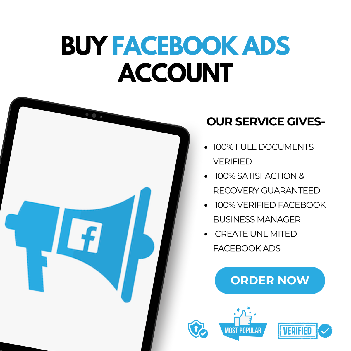 Buy Facebook Ads Account – Get Verified & Aged Accounts for High-Performance Advertising